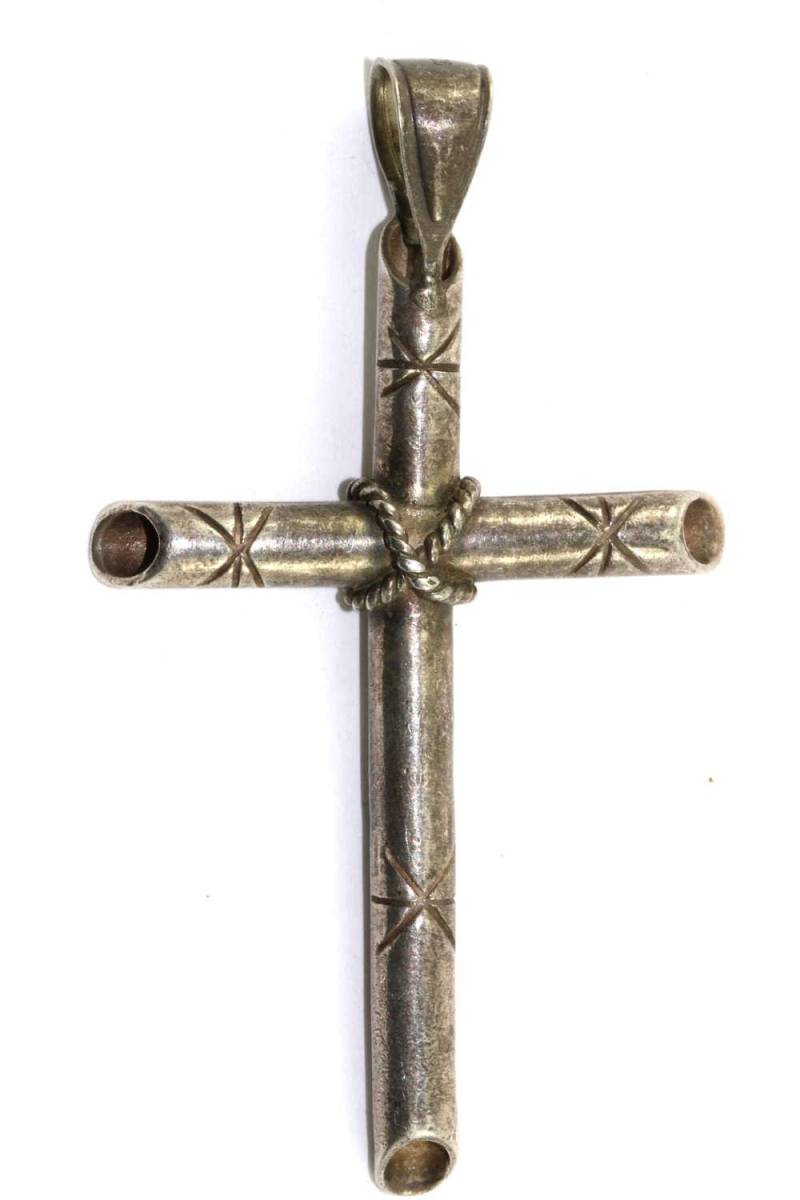 Große Religiöse Kreuz Kruzifix Hohlen Anhänger 925 Sterlingsilber Pd 1333 - E Große Religiöse Kreuz Kruzifix Hohlen Anhänger 925 Sterlingsilber Pd 1333 - E von GabrielStar
