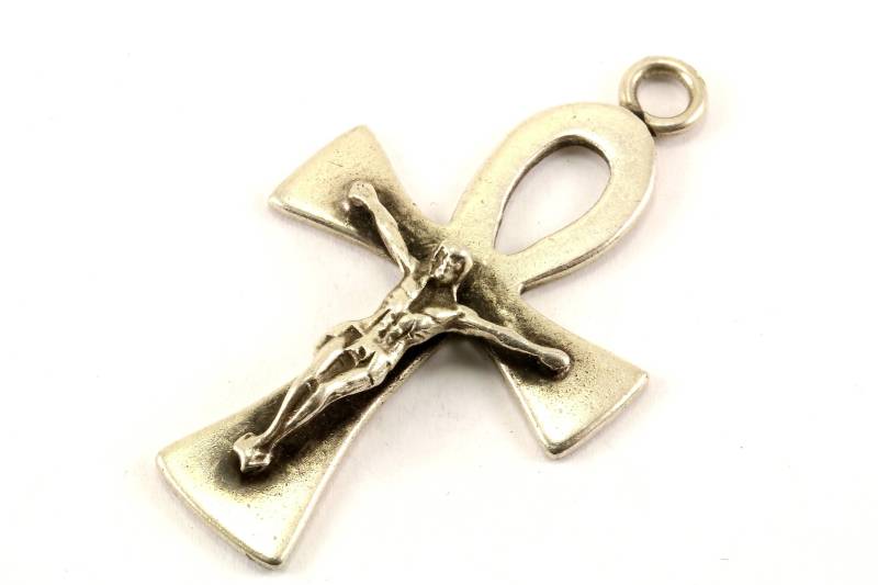 Jahrgang Kreuz Anhänger 925 Sterling Pd 1704 von GabrielStar