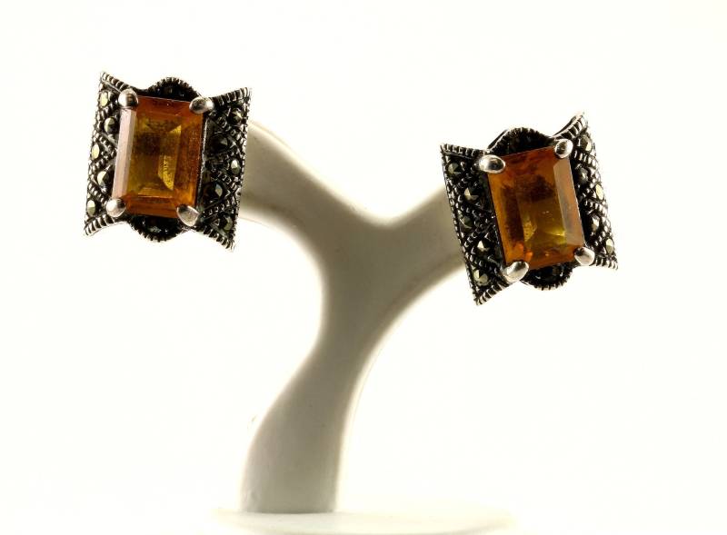 Jahrgang Rechteck Citrin Stein Markasit Design Ohrstecker Ohrringe 925 Sterling Er 437 Jahrgang Rechteck Citrin Stein Markasit Design Ohrstecker Ohrringe 925 Sterling Er 437 von GabrielStar