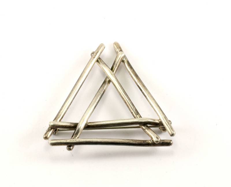 Jahrgang Taxco Dreieck Design Sk Brosche 925 Sterling Bb 620-E von GabrielStar