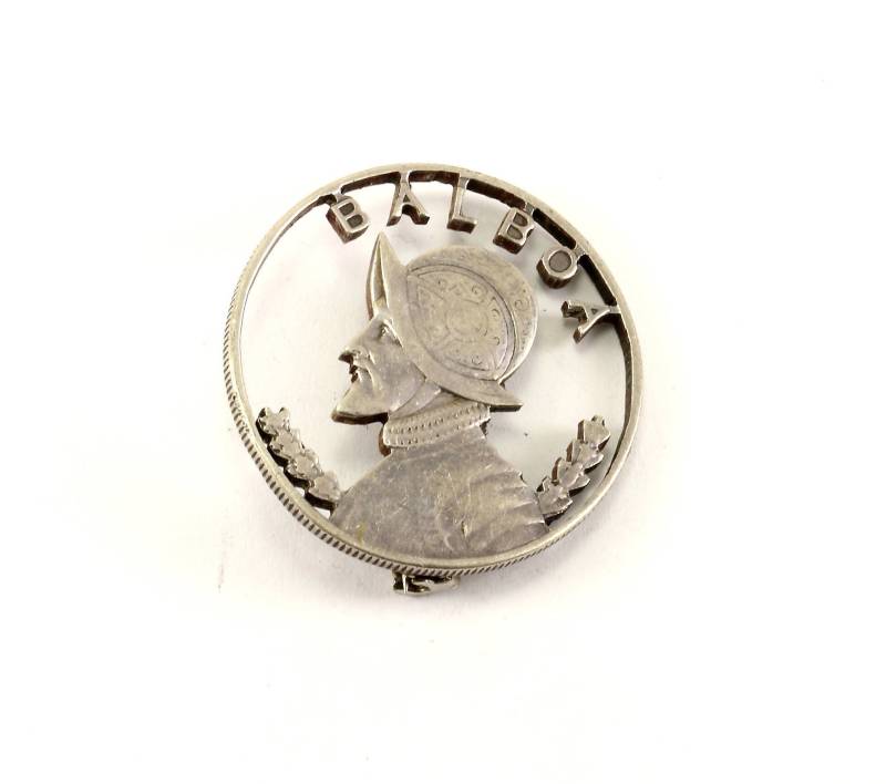 Vintage Balboa Design Anstecknadel 925 Sterling Bb 1024 Vintage Balboa Design Anstecknadel 925 Sterling Bb 1024 von GabrielStar