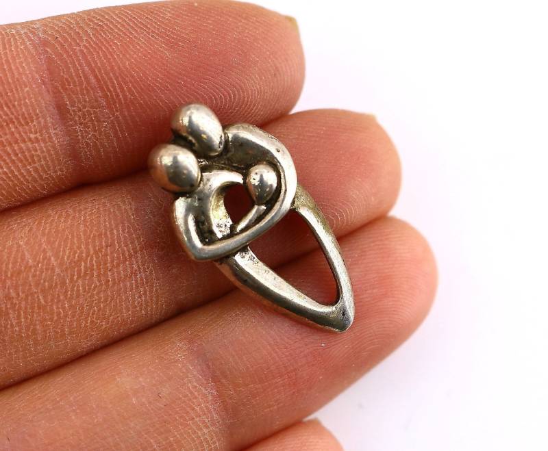 Vintage Beautiful Family Parents Children Design Pendant 925 Sterling Silver Pd 2312 von GabrielStar