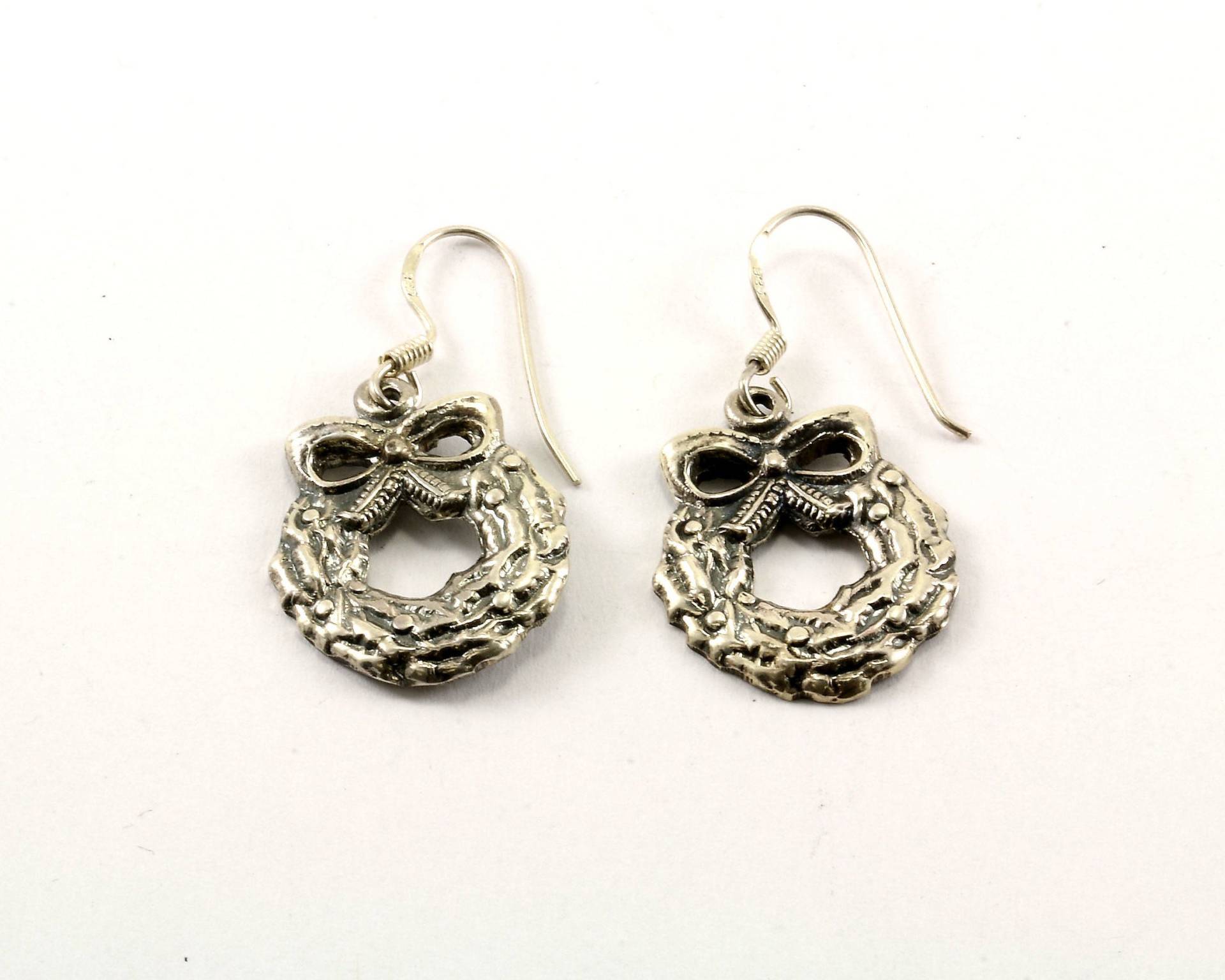 Vintage Blumen Design Baumeln Ohrringe 925 Sterling Er 704-E von GabrielStar