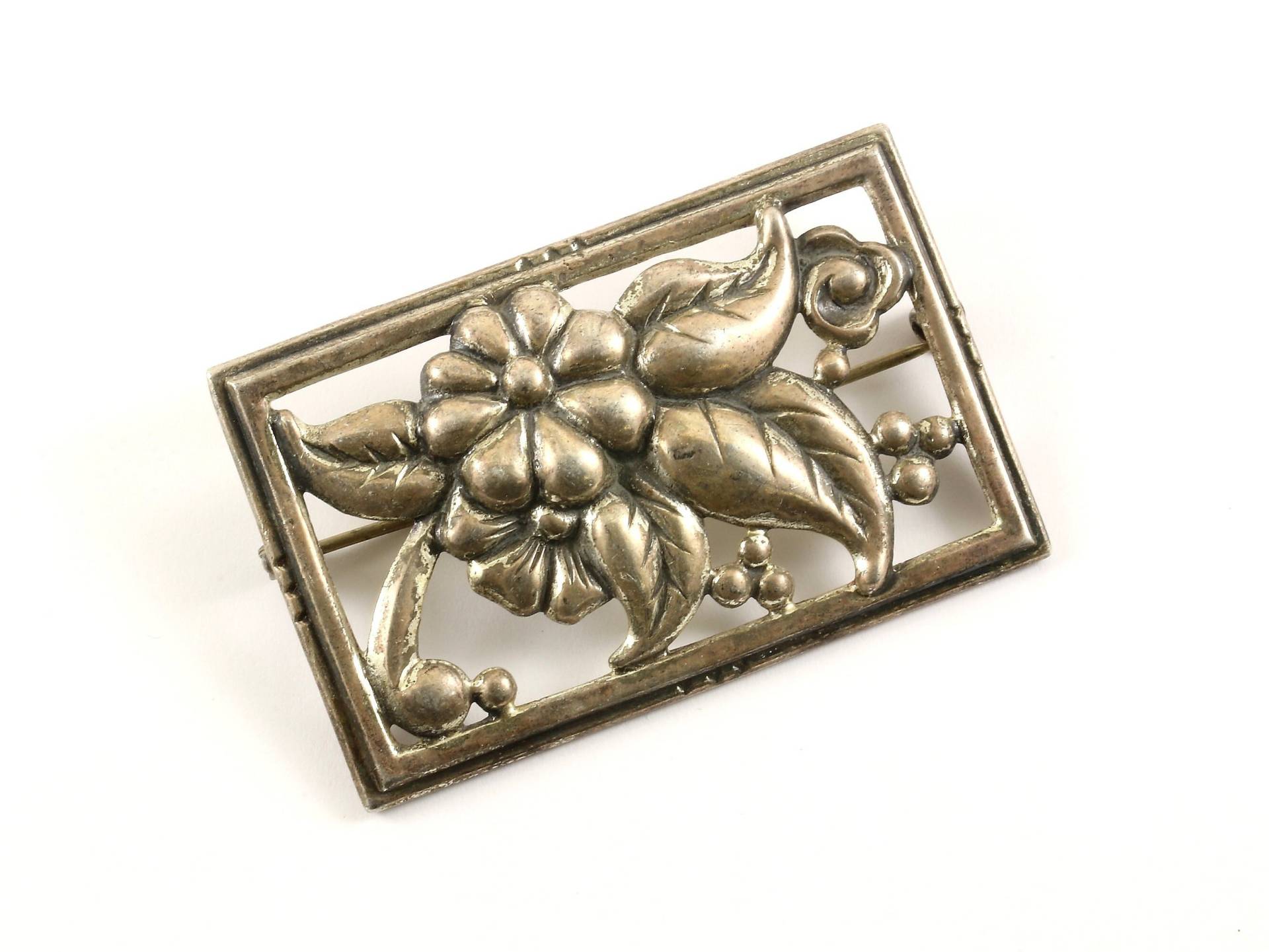 Vintage Danecraft Flower Floral Design Pin/Brosche 925 Sterling Bb 1729 von GabrielStar