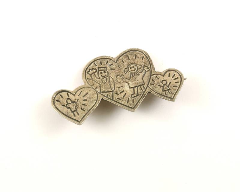 Vintage Efc Family Love Design Pin/Brosche 925 Sterling Bb 1731 von GabrielStar