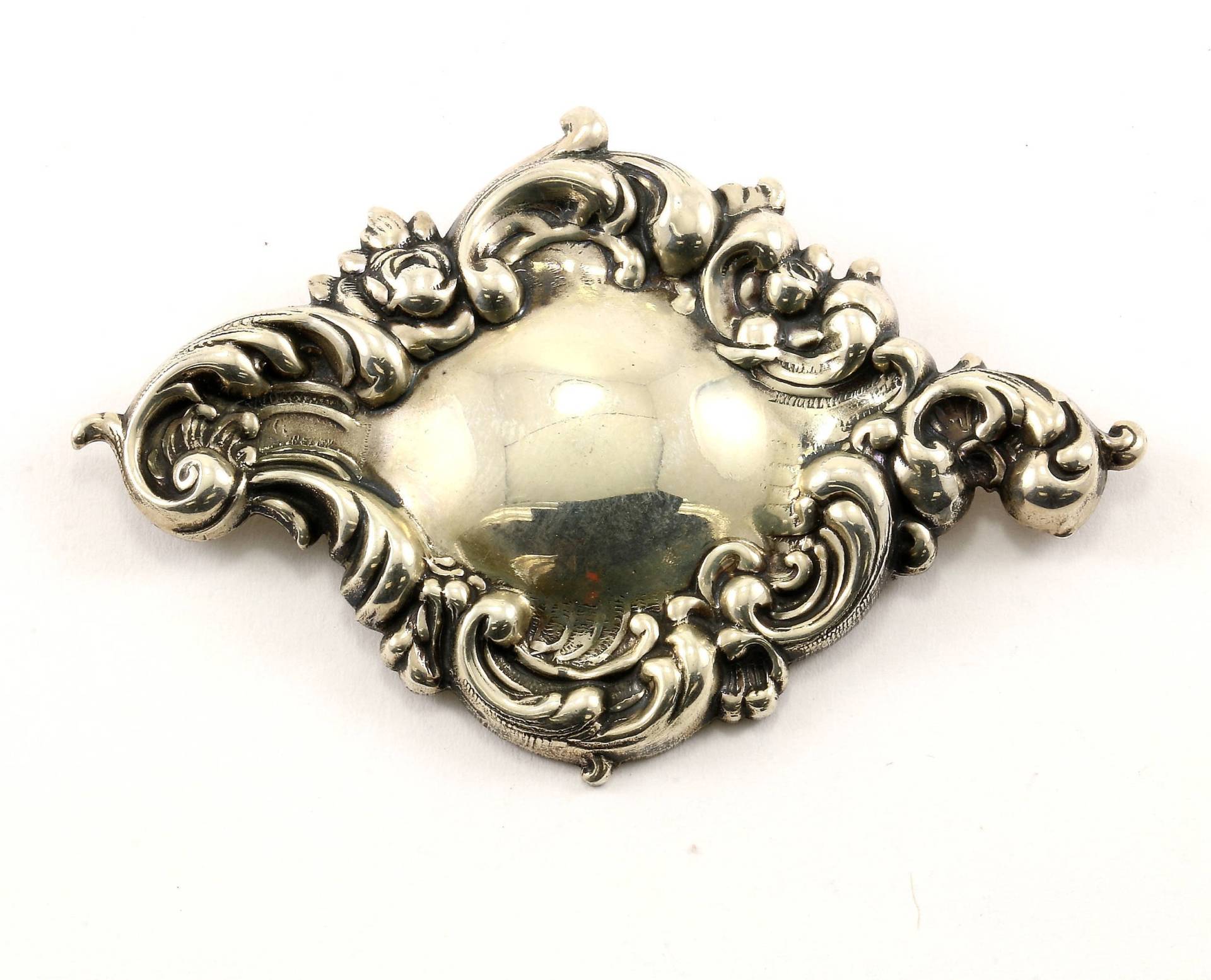 Vintage Floral Rhombus Design Anstecknadel/Brosche 925 Sterling Bb 732-E von GabrielStar