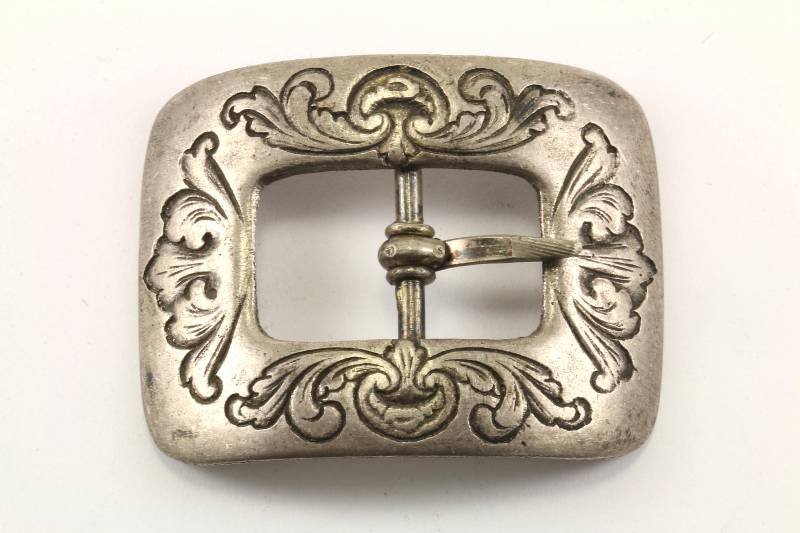 Vintage Florale Muster Signiert "E.g. Tveiten" Gürtelschließe 830Er Silber Ot 190 von GabrielStar
