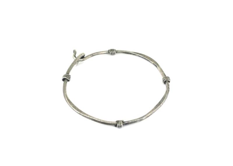 Vintage Haken Design Twisted Draht Armreif Sterling Silber Br 726(123759773636 von GabrielStar