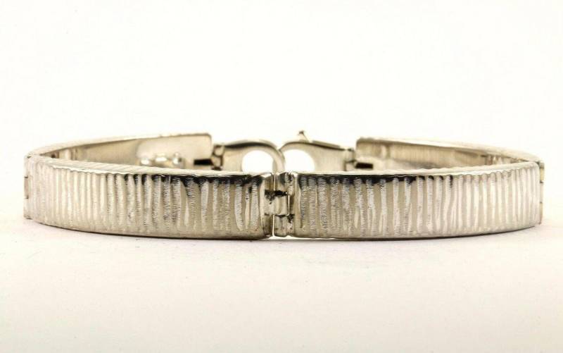 Vintage Kerben Design Gliederarmband 925 Sterling Br 2662(123720997209 von GabrielStar