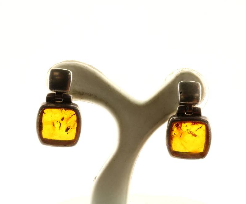 Vintage Kissen Form Bernstein Ohrstecker Ohrringe 925 Sterlingsilber Er 677 Vintage Kissen Form Bernstein Ohrstecker Ohrringe 925 Sterlingsilber Er 677 von GabrielStar