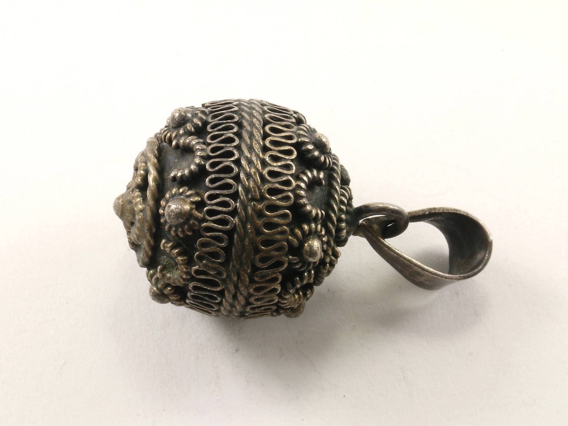 Vintage Mexico Bali Design Anhänger 925 Sterlingsilber Pd 1424 von GabrielStar