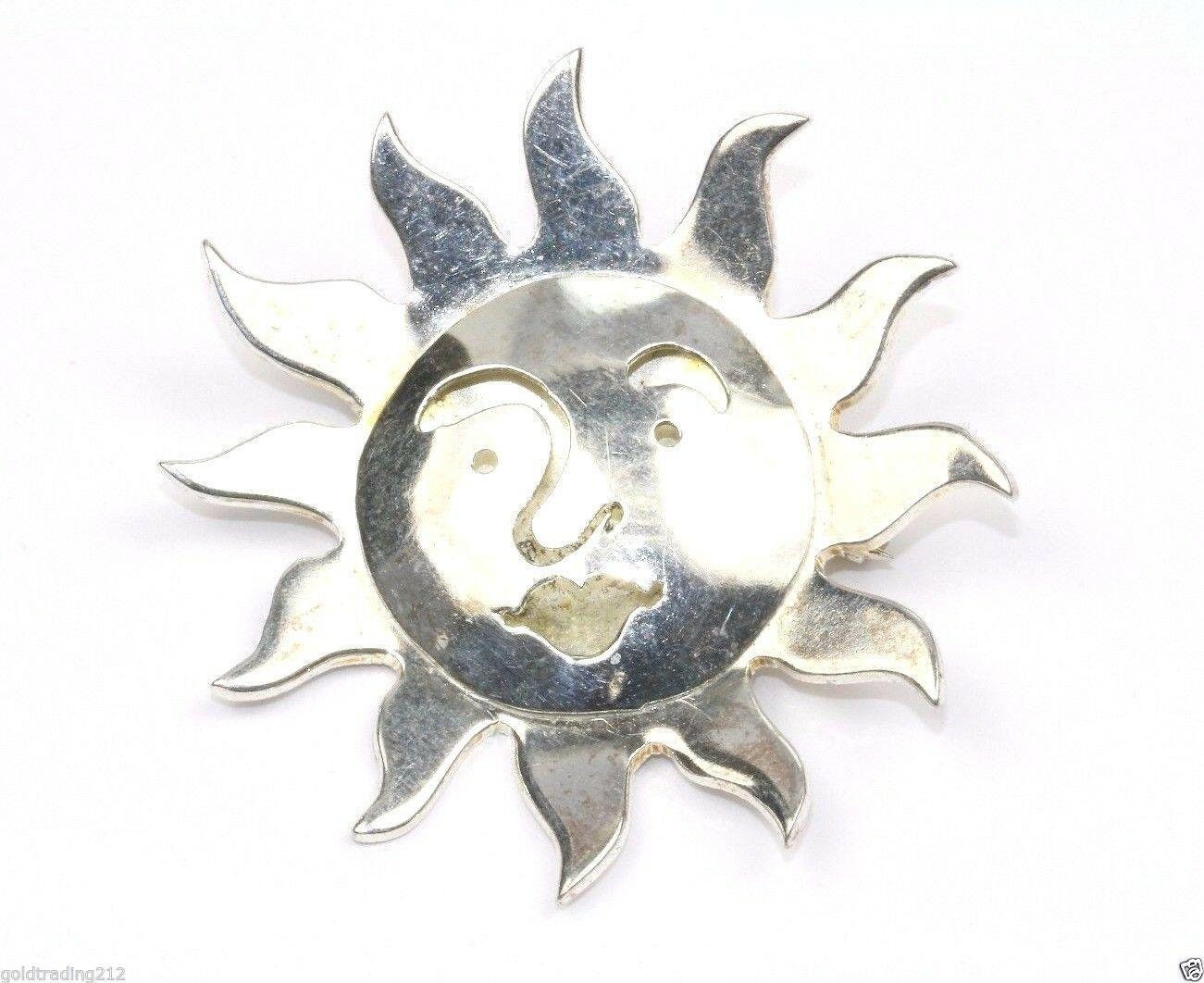 Vintage Mexiko Sonne Geformte Gesicht Ausschnitt Pin/Brosche 1 3/4 in 925 Sterling Bb 150 | 273772197950 Vintage Mexiko Sonne Geformte Gesicht Ausschnitt Pin/Brosche 1 3/4 in 925 Sterling Bb 150 | 273772197950 von GabrielStar