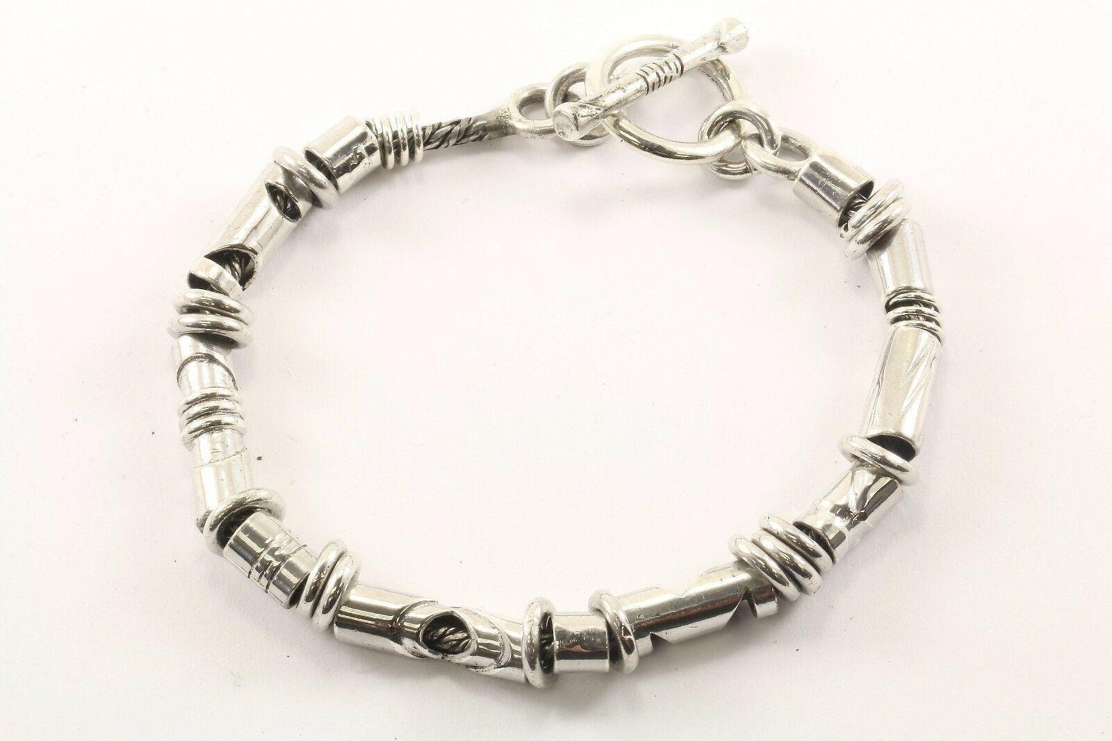 Vintage Modernes Design Armband Sterlingsilber Br 981(123720997107 von GabrielStar