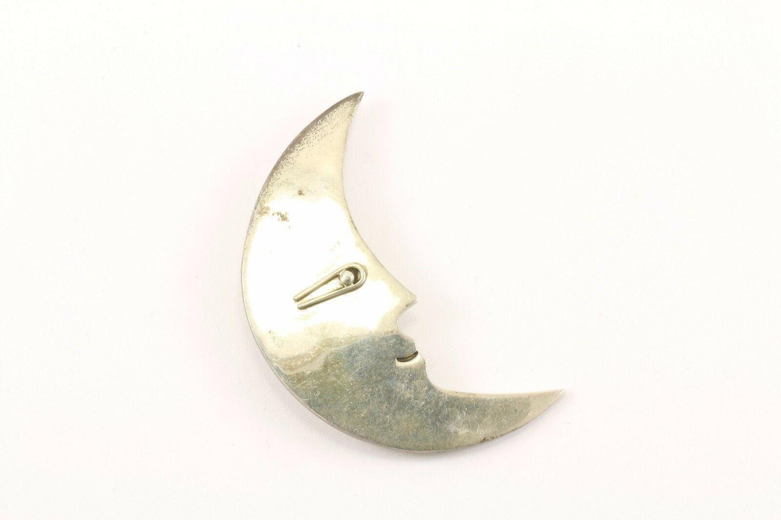 Vintage Mond Design Anstecknadel/Brosche 925 Sterling Bb 705(123702070525 Vintage Mond Design Anstecknadel/Brosche 925 Sterling Bb 705(123702070525 von GabrielStar
