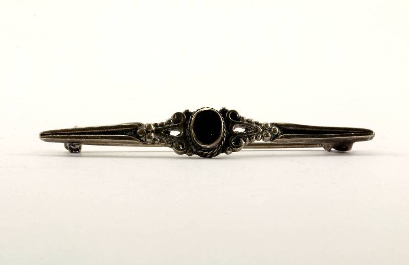 Vintage Onyx Design Pin/Brosche 935 Sterling Bb 346-E von GabrielStar