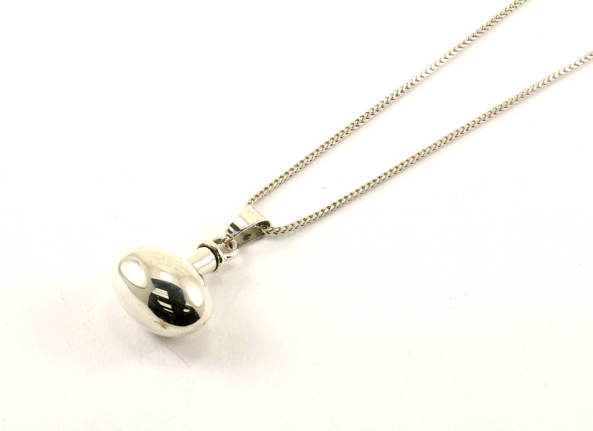 Vintage Parfüm-Flasche Design-Anhänger Halskette 925 Sterling-Nc 1348 von GabrielStar