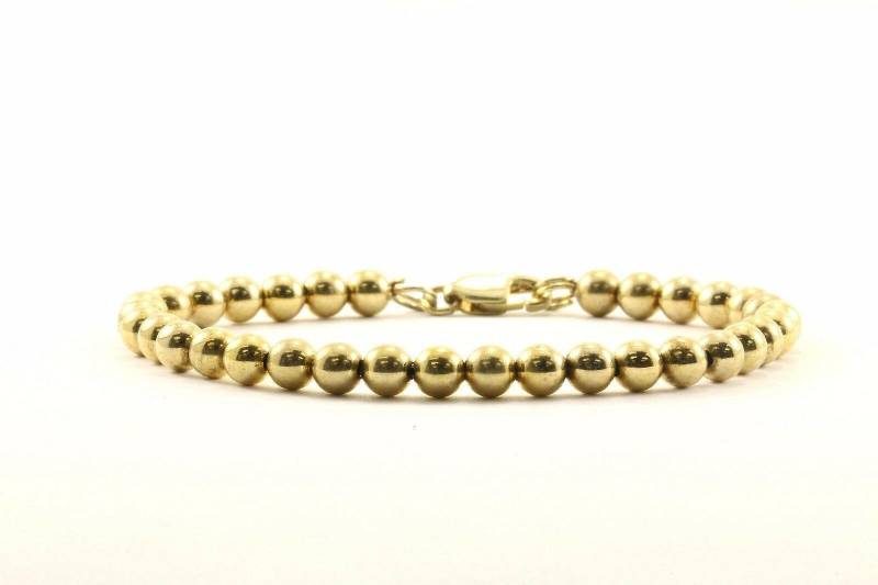 Vintage Perlen Design Gold Ton Armband Sterling Br 878(123759770730 von GabrielStar