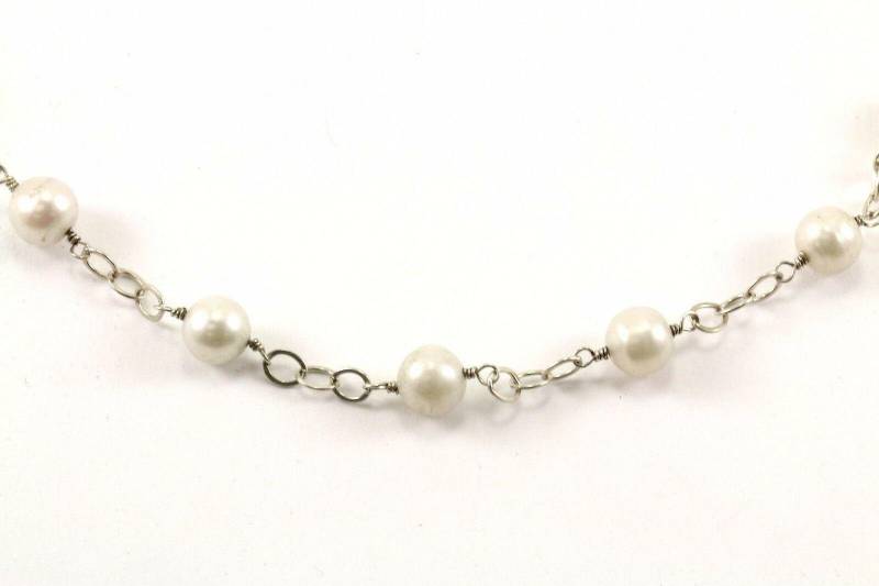 Vintage Perlen Design Kette 925 Sterling Nc 12(123765809577 von GabrielStar