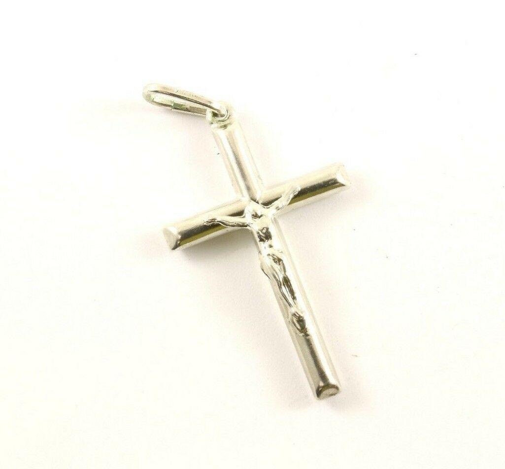 Vintage Religionskreuz Jesus Christus Pendant 925 Sterling Pd 2008 | 273818581730 von GabrielStar