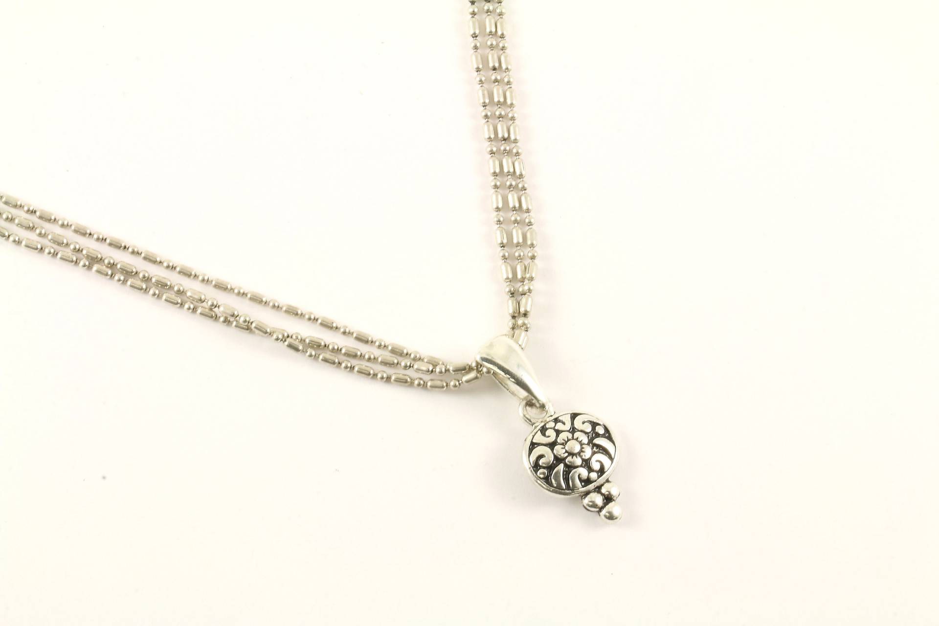 Vintage-Scroll-Floralen Design Kette 925 Sterling Silber Nc 812 von GabrielStar