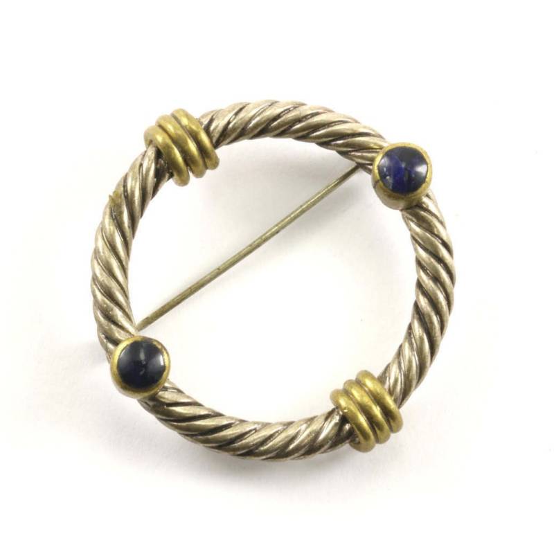 Vintage Twisted Kabel Design Pin/Brosche 925 Sterling Bb 462 Vintage Twisted Kabel Design Pin/Brosche 925 Sterling Bb 462 von GabrielStar