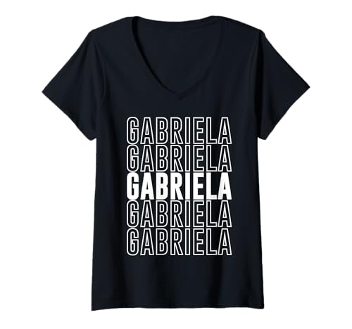 Damen Gabriela T-Shirt mit V-Ausschnitt Damen Gabriela T-Shirt mit V-Ausschnitt von Gabriela Apparel