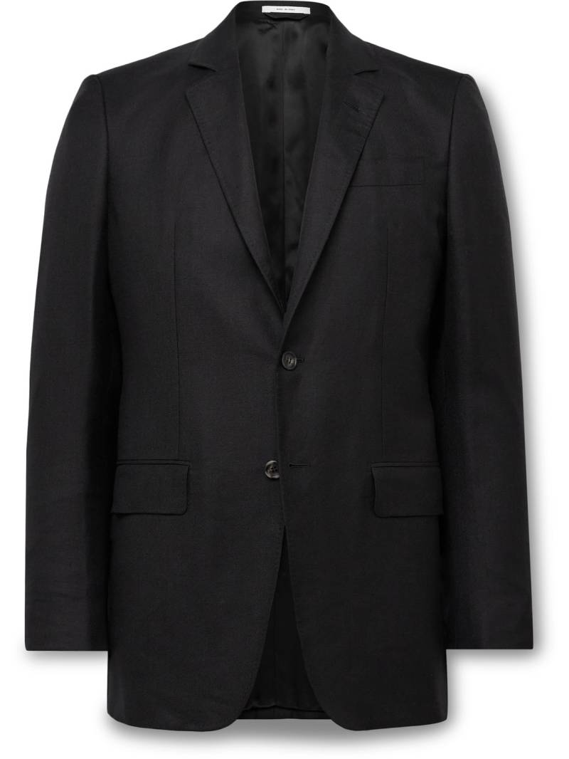 Gabriela Hearst - Irving Slim-Fit Unstructured Wool, Silk and Linen-Blend Twill Suit Jacket - Men - Black - IT 52 von Gabriela Hearst