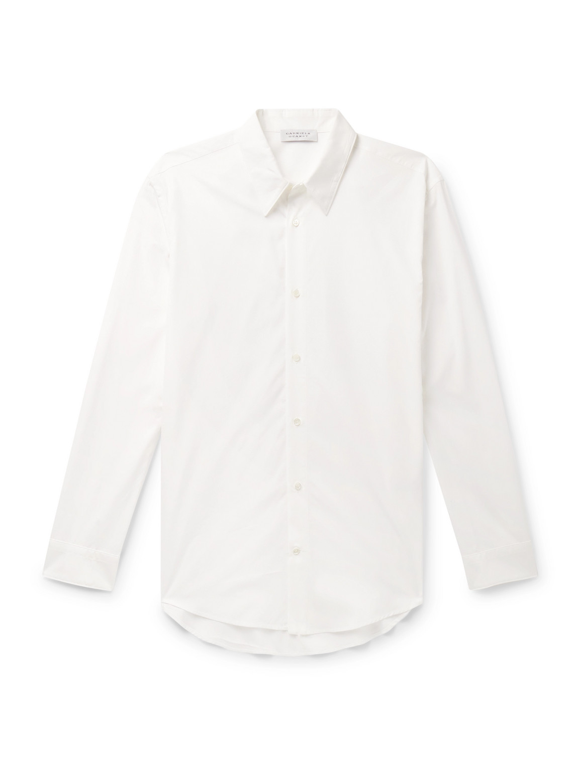 Gabriela Hearst - Quevedo Slim-Fit Cotton-Poplin Shirt - Men - White - EU 38 von Gabriela Hearst
