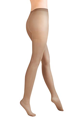 Gabriella Classic 20 DEN | Strumpfhosen für Damen | Einfarbige Feinstrumpfhose | Klassische Damenstrumpfhose | Visone XL von Gabriella