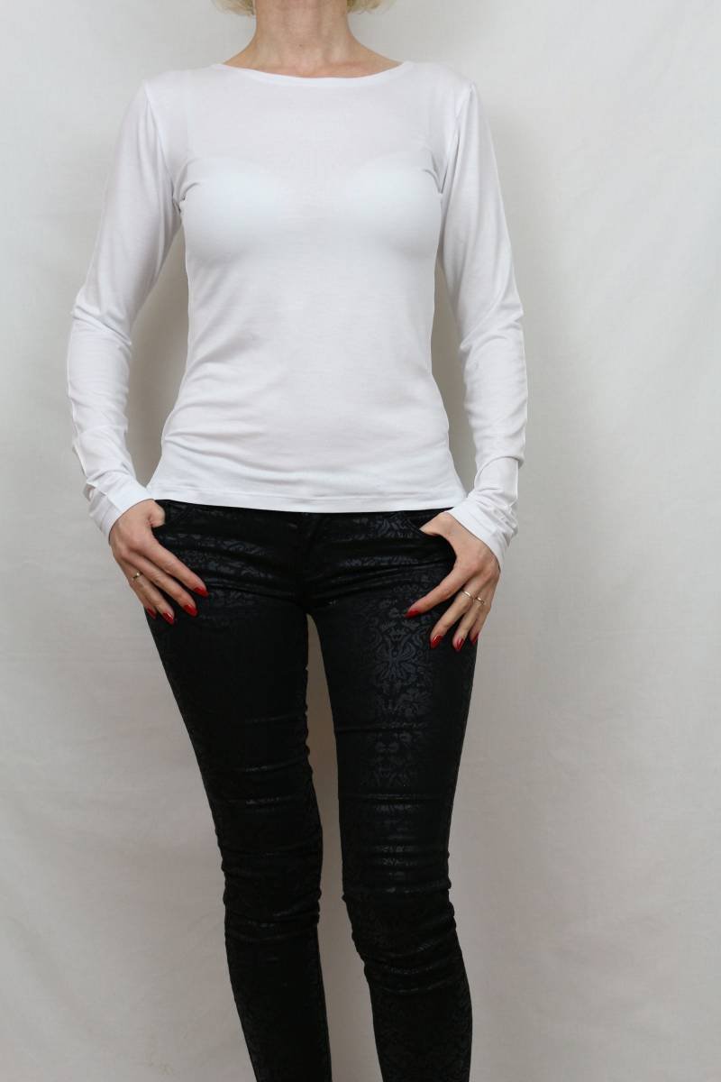 Frauen Top/Weißes Langarm Weißes Hemd Für von GabriellaGustti