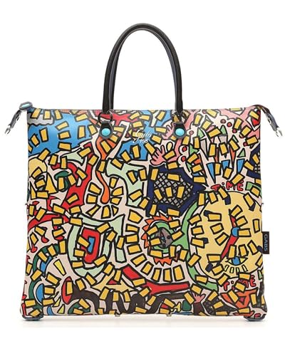 GABS Damen-Tasche G3 Plus L Time Multicolor Shopper-Tragetasche, umwandelbar, mehrfarbig, Einheitsgröße von Gabs