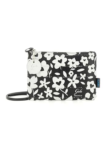 Gabs Umhängetasche Beyoncé M Patchwork Clutch Daisy Leder Schwarz, Schwarzes Gänseblümchen von Gabs