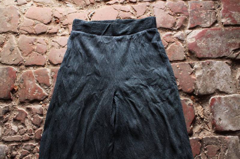 Schlaghose 3/4 Stoffhose Sommerhose Boho Hippie Rave Wear Gr Xs/S von GabundoRecycle