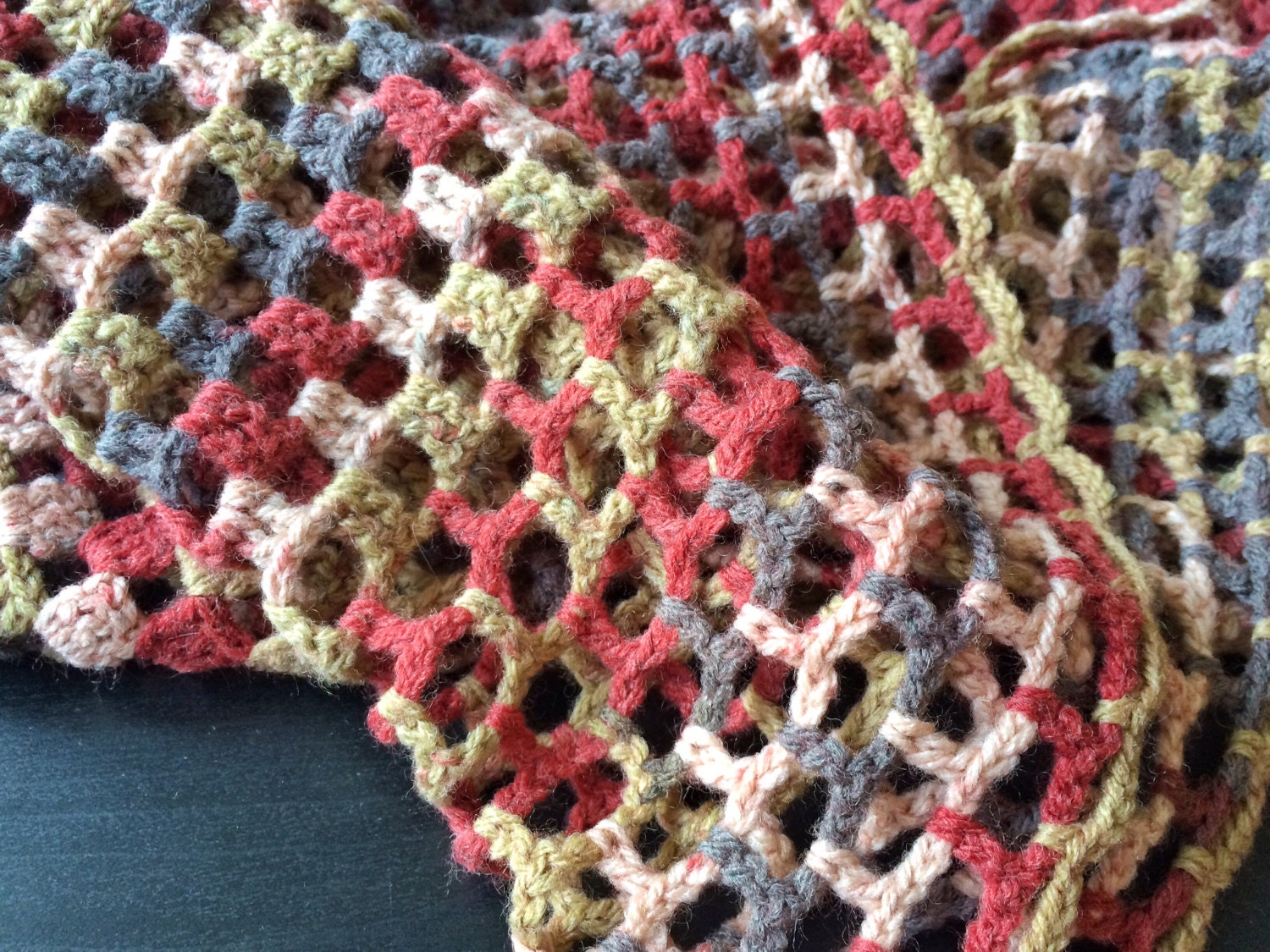 Erdtöne Häkeltuch Erdtöne Häkeltuch von GabyCrochetCrafts