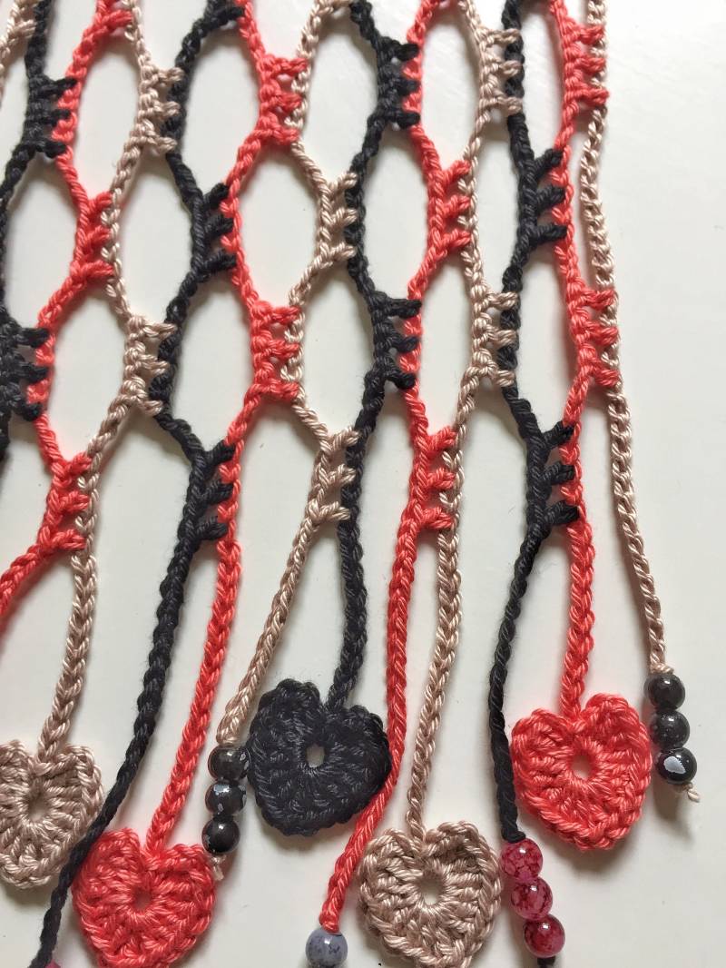 Terra & Fogo Herzige Perlen Häkeln-Sommer-Schal Terra & Fogo Herzige Perlen Häkeln-Sommer-Schal von GabyCrochetCrafts