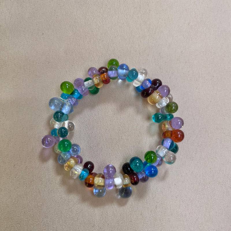 Glaskugelarmband Bunt von GabyDeArt