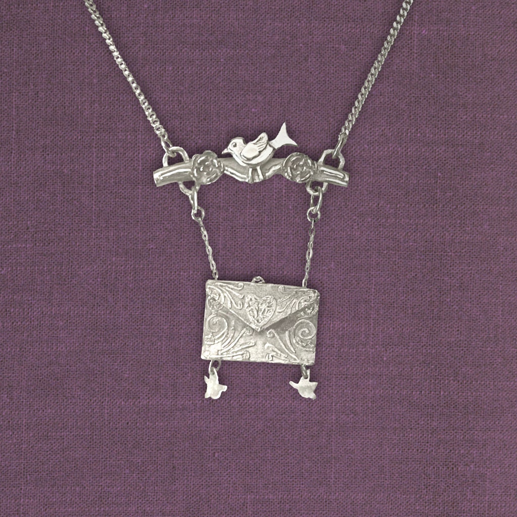 Liebesbrief, Brief, Silber, Romantisch, Liebe, Mutter, Tochter von GabyDeArt