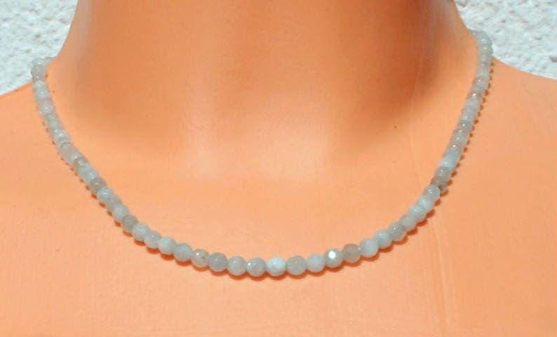 Aquamarin Halskette, Edelstein Hellblaue Hochzeit Schmuck Geschenk Für Sie von GabyJewellery