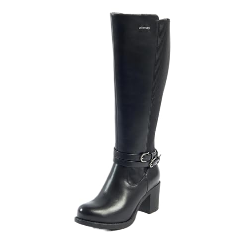 GABYLOU Bottes mollets larges 2XL - Modele Marta, Black23,37 von GABYLOU