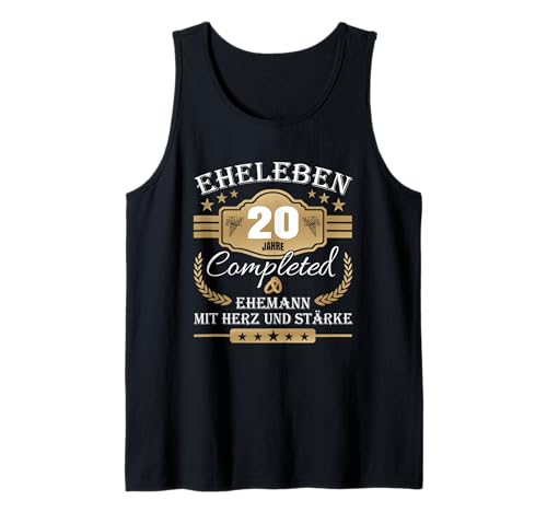 Herren 20. Hochzeitstag Gadget Ehemann Mit Herz Porzellanhochzeit Tank Top Herren 20. Hochzeitstag Gadget Ehemann Mit Herz Porzellanhochzeit Tank Top von Gadget Hochzeitstag & Porzellanhochzeit Geschenk