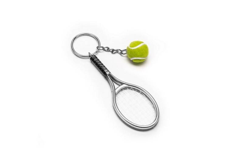 Gadget Master Schlüsselanhänger Tennisschläger Schlüsselanhänger mit Ball von Gadget Master