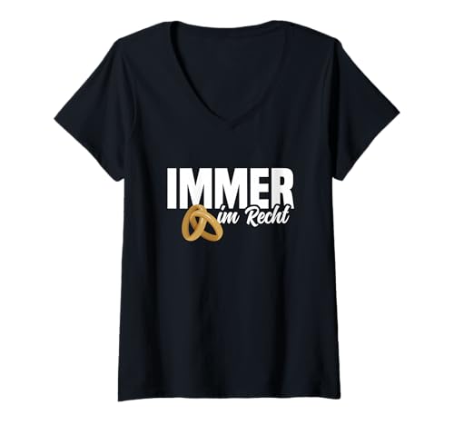 Damen Partnerlook Pärchen Hochzeit Party Immer Lustig Gadget Ehe T-Shirt mit V-Ausschnitt Damen Partnerlook Pärchen Hochzeit Party Immer Lustig Gadget Ehe T-Shirt mit V-Ausschnitt von Gadget für die Ehe & Partnerlook Pärchen Hochzeit