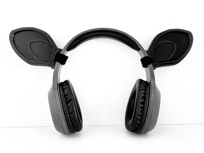 Kuh-Ohren Für Kopfhörer, Cosplay & Requisiten. Twitch Streamer Gaming-Headset Aufsatz von Gadgetalicious