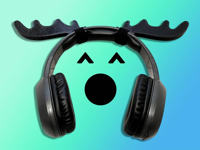 Rentiergeweih Für Kopfhörer, Cheadset & Cosplay Requisiten. Twitch Streamer Gaming-Headset Aufsatz von Gadgetalicious