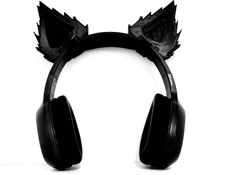 Werwolf/Wolf Ohren Accessoires & Cosplay Requisiten. Twitch Streamer Gaming-Headset Aufsatz von Gadgetalicious