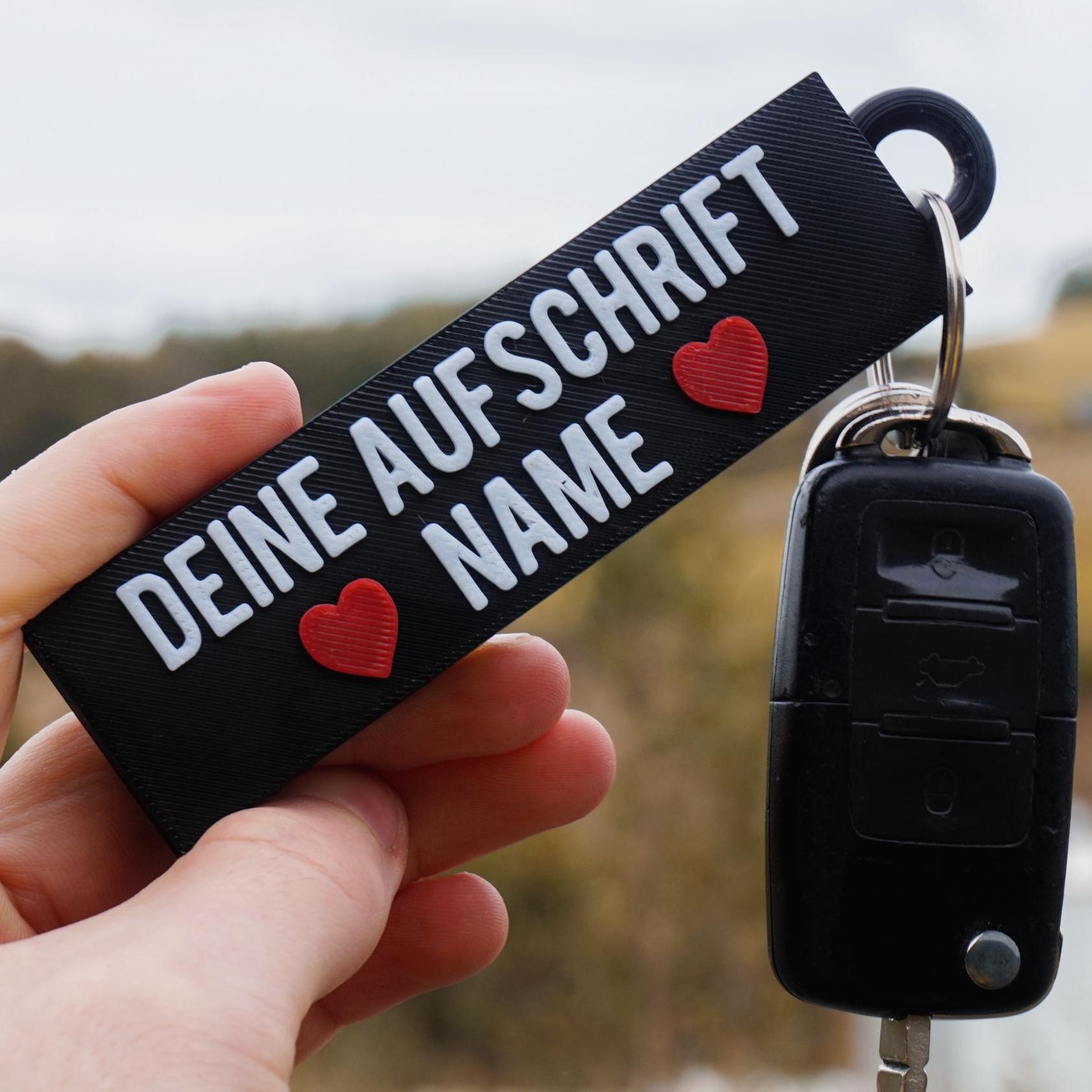 Schlüsselanhänger Personalisierter - Geschenk Geschenke Valentinstag Schlüsselanhänger Personalisierter - Geschenk Geschenke Valentinstag von GadgetsVonDarius