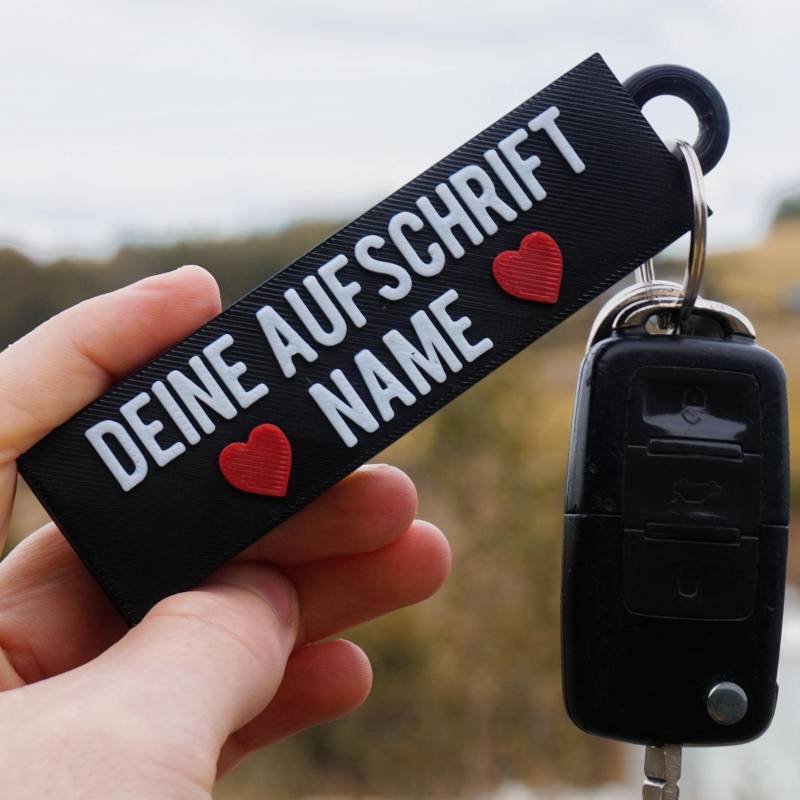 Schlüsselanhänger Personalisierter - Geschenk Geschenke Valentinstag Schlüsselanhänger Personalisierter - Geschenk Geschenke Valentinstag von GadgetsVonDarius