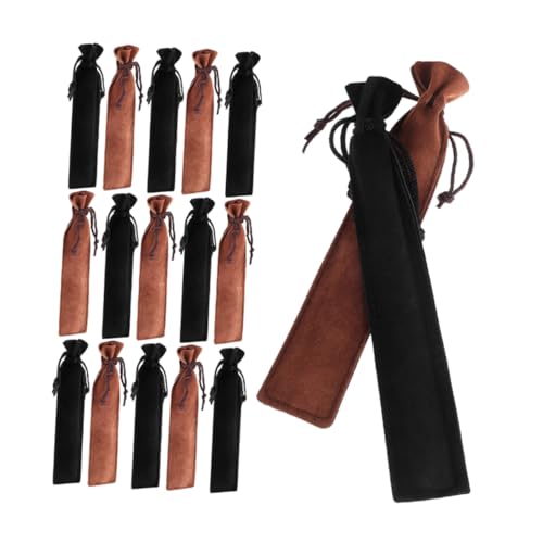 Gadpiparty 1 Satz Bleistiftbeutelgeschenk Einzel Tasche Brunnen Baumwolle Party Mit Favorisieren Kordelstring Leinen Etui Kleines Federmäppchen Stiftbehälter Samt 20 Stück von Gadpiparty
