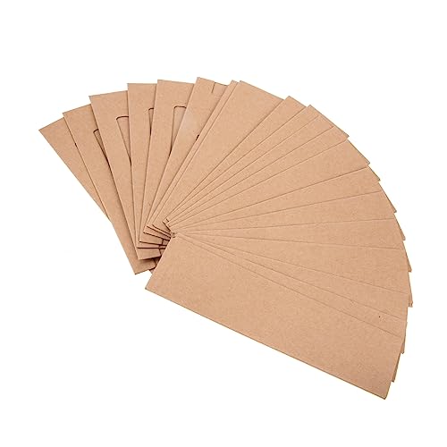 Gadpiparty 1 Satz Bleistiftbeutelgeschenk Stift-geschenkhülle Einzelnes Stiftetui Aus Papier Halter Für Stifttaschen Papierstifthülle Einzelner Stifthalter Stiftverpackung Khaki 20 Stück von Gadpiparty