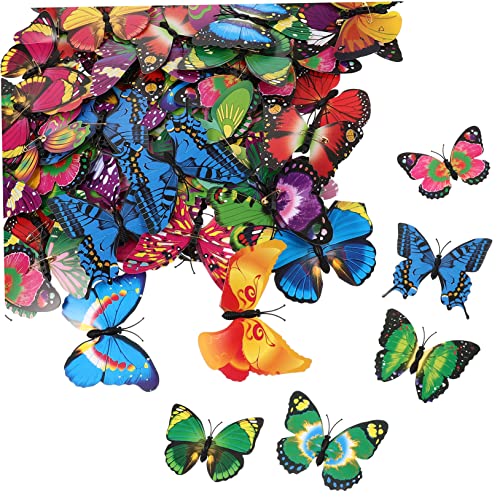 Gadpiparty 1 Satz Schmetterlingsbroschen Teilig Retro Anstecker Für Kleidung Taschen Und Schals Langlebig Und Leicht Für Dekoration Und Accessoires 100 Stück von Gadpiparty
